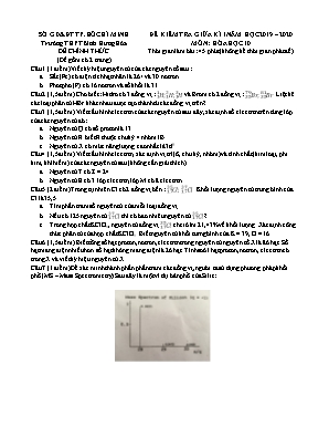 Đề kiểm tra giữa kỳ II môn Hóa học Lớp 10 - Năm học 2019-2020 - Trường THPT Bình Hưng Hòa